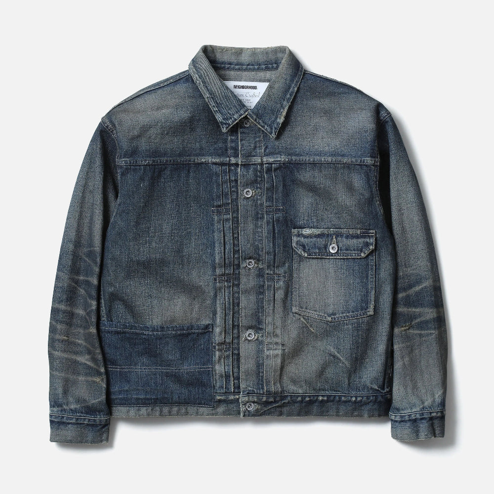 ジャケット・アウター NEIGHBORHOOD LIGHTWEIGHT DENIM JACKET M NEIGHBORHOOD® 2024 Spring Summer ⁡ WASHED LIGHTWEIGHT DENIM