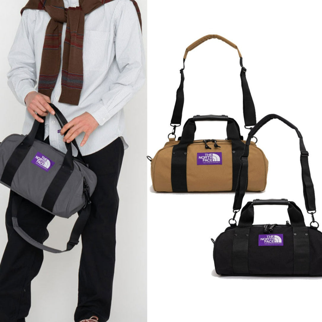 The north face purple label on sale 3way duffle bag