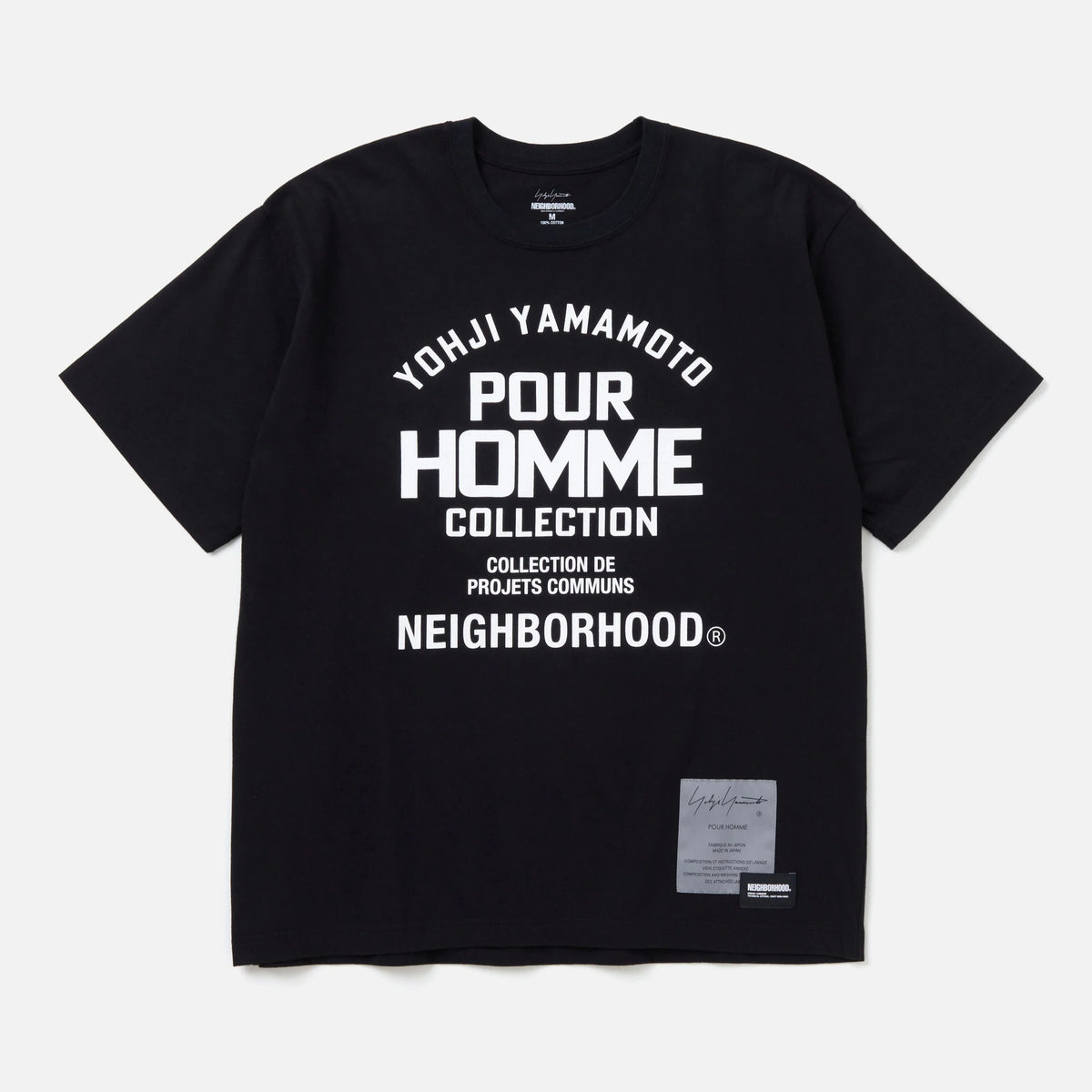 NEIGHBORHOOD x YOHJI YAMAMOTO . TEE SS-2 [ 242PCYYN-ST02S