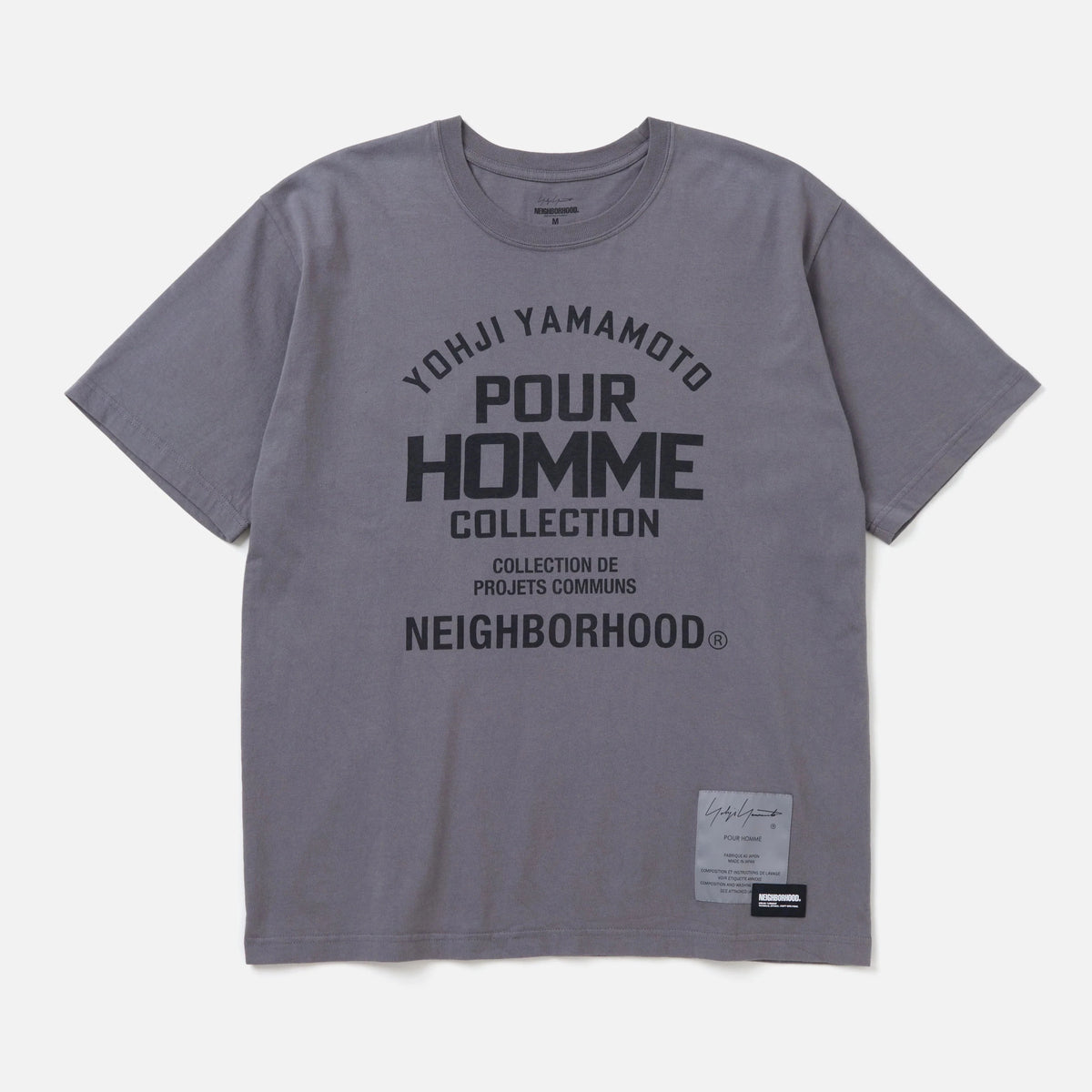 NEIGHBORHOOD x YOHJI YAMAMOTO . TEE SS-2 [ 242PCYYN-ST02S