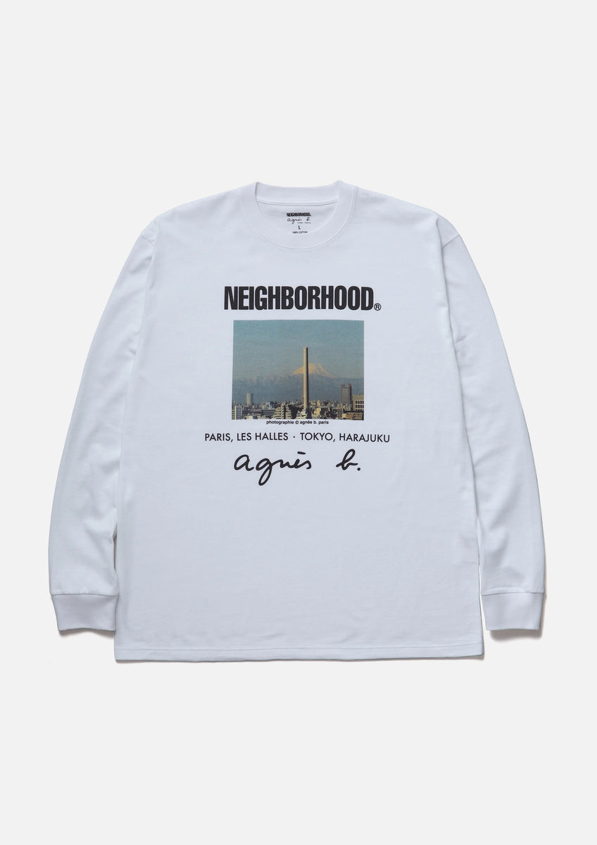 NEIGHBORHOOD x AGNES B. . CREWNECK LS-2 – cotwohk