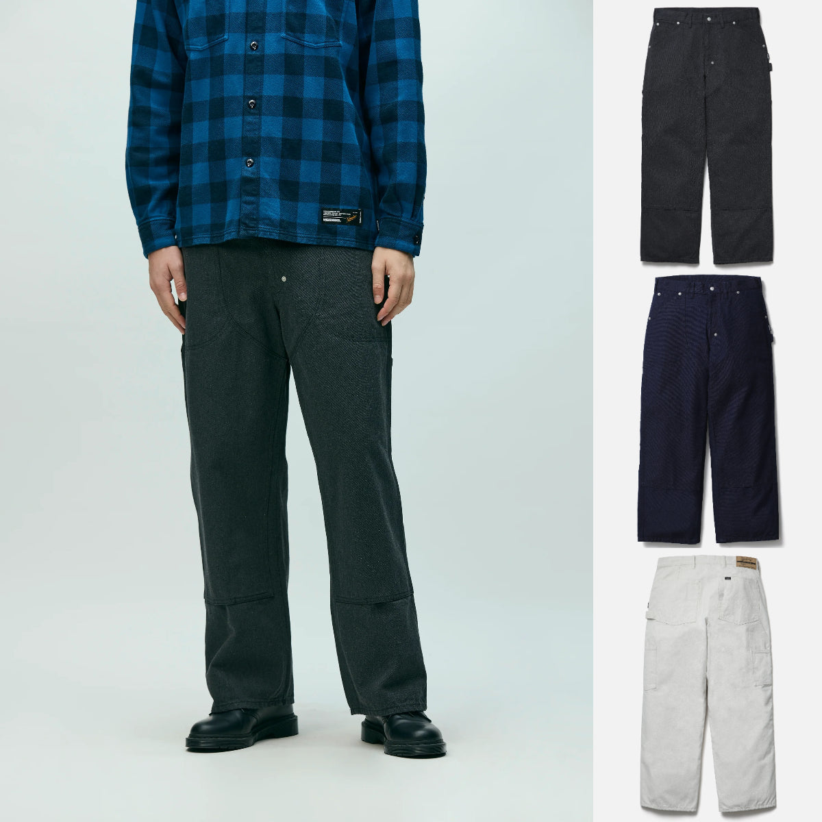 Pre-order ] NEIGHBORHOOD 26S/S DOUBLE KNEE DUCK PANTS [ 261AQNH