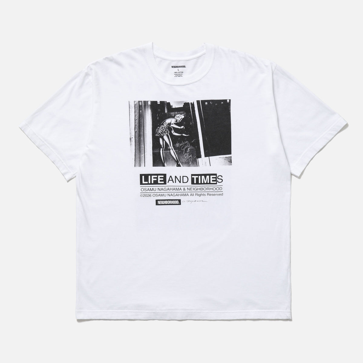 Pre-order ] NEIGHBORHOOD 26S/S OSAMU NAGAHAMA . TEE SS-1