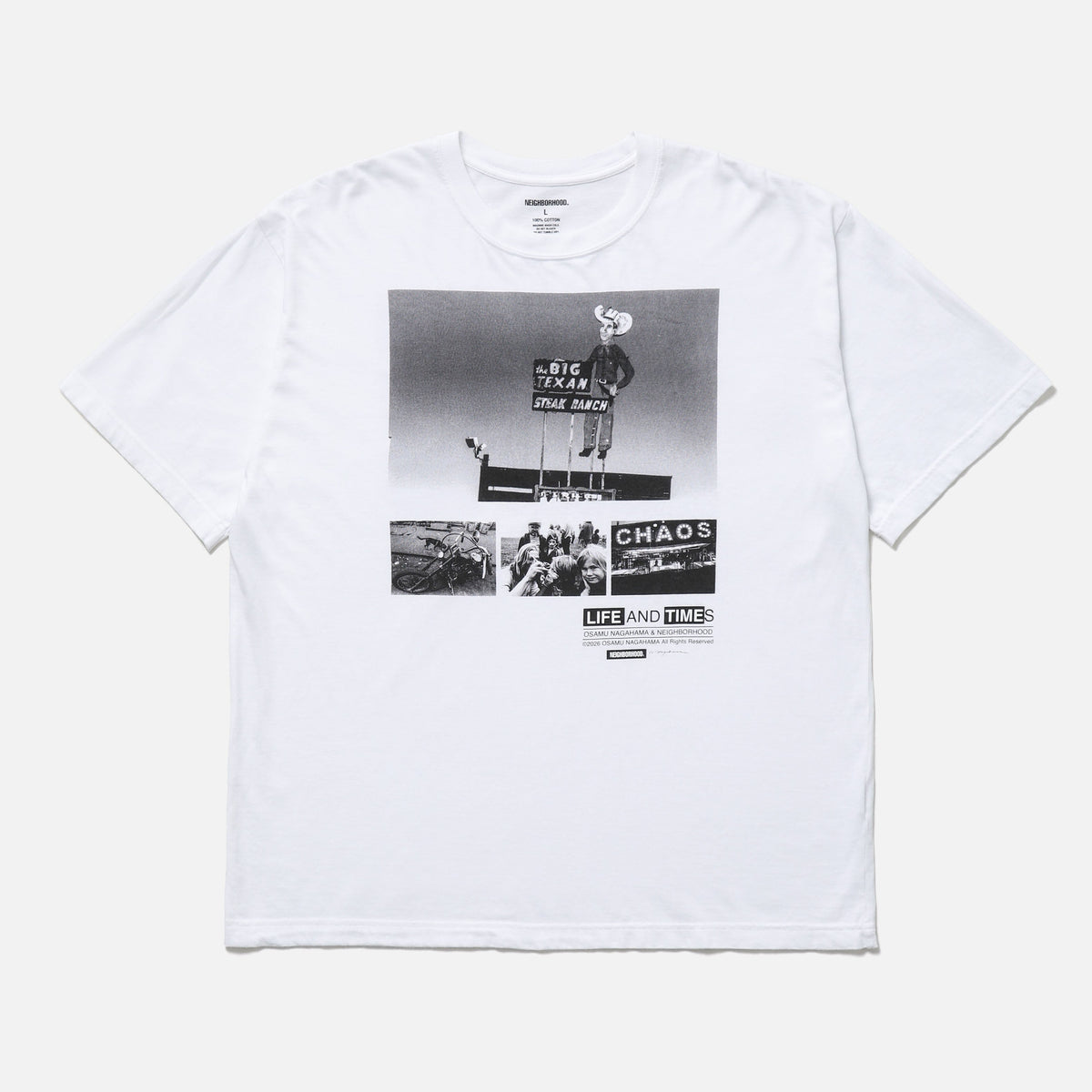 NEIGHBORHOOD 26S/S OSAMU NAGAHAMA . TEE SS-4 [ 261PCNON-ST04