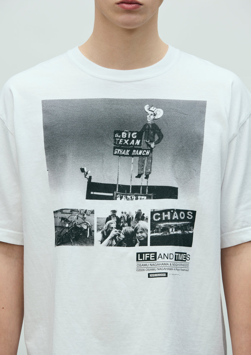 Pre-order ] NEIGHBORHOOD 26S/S OSAMU NAGAHAMA . TEE SS-4