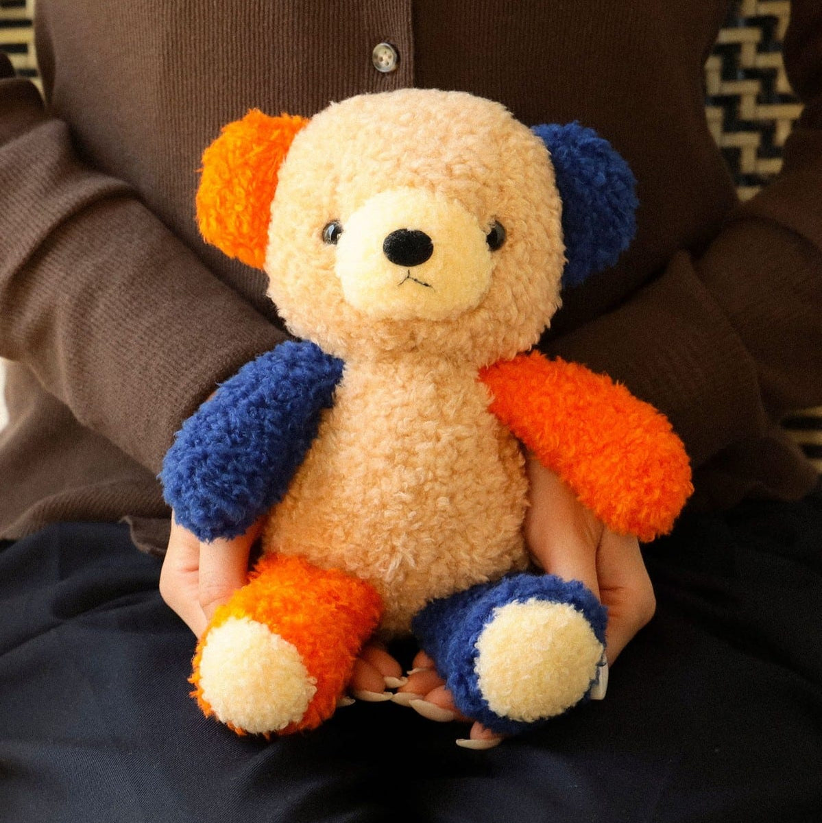 BEAMS JAPAN x DOUSIN Fluffy Colourful Plush Bear M – cotwohk