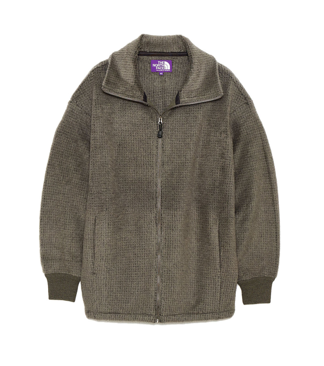 THE NORTH FACE PURPLE LABEL POLARTEC Wool Fleece Zip Up Sweater