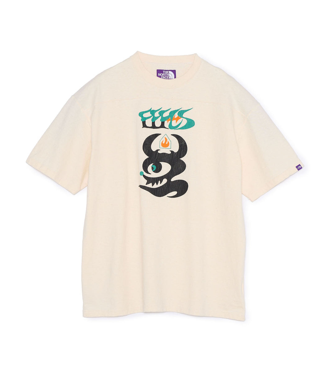 THE NORTH FACE PURPLE LABEL FFFES Graphic Football Tee [ N26FT018