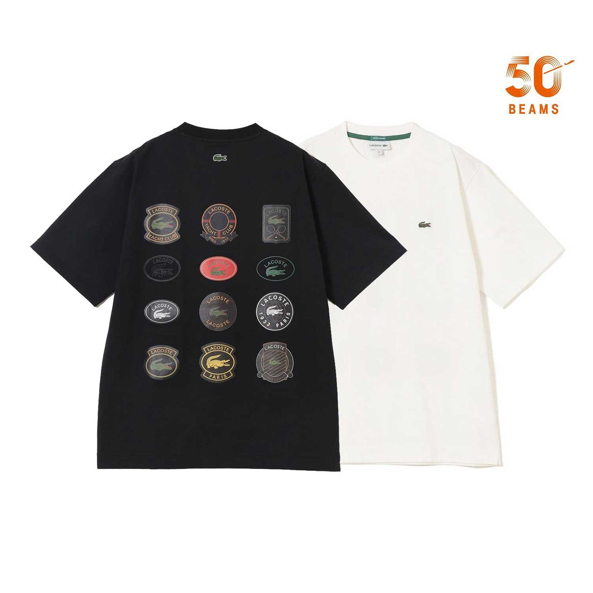 BEAMS x LACOSTE Archive Badge T-Shirt – cotwohk