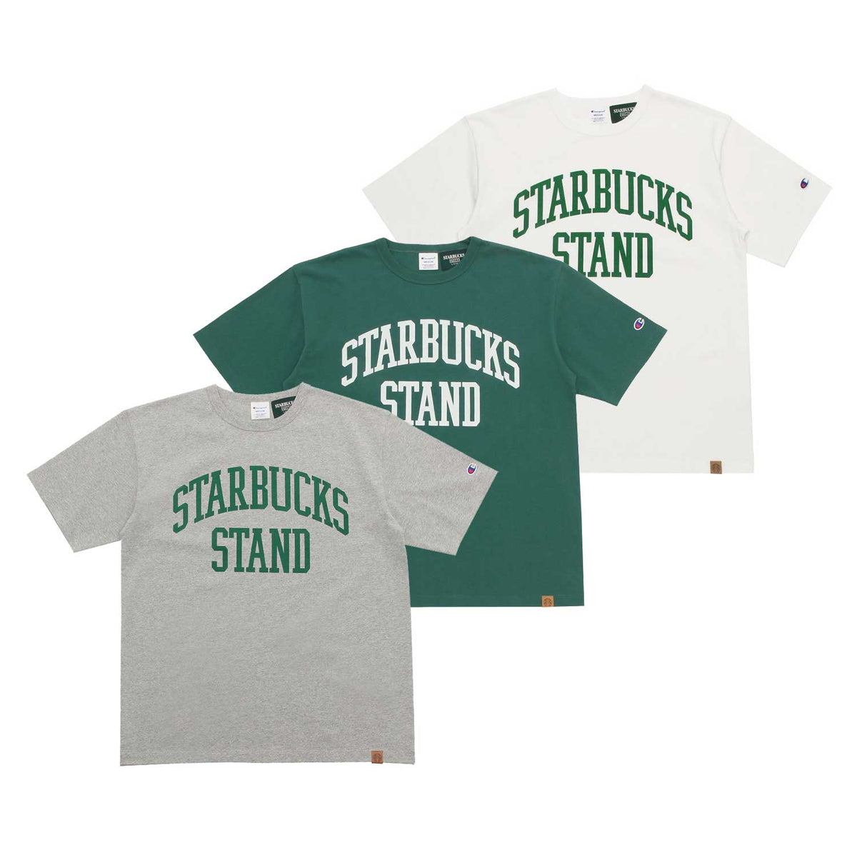 Pre-order ] BEAMS x STARBUCKS STAND x Champion Heavyweight T-shirt