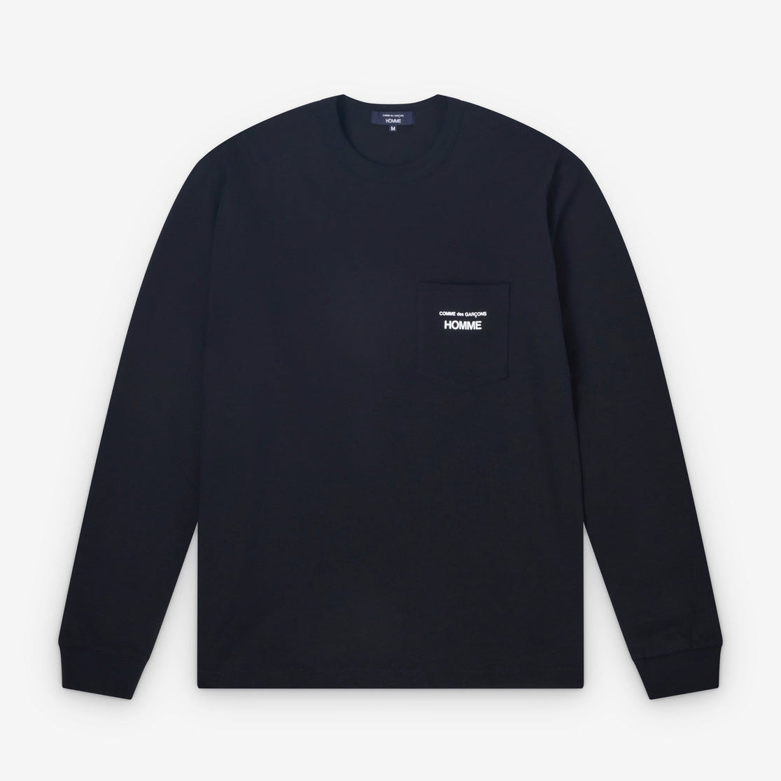 COMME des GARCONS HOMME LOGO L/S POCKET T-SHIRT – cotwohk