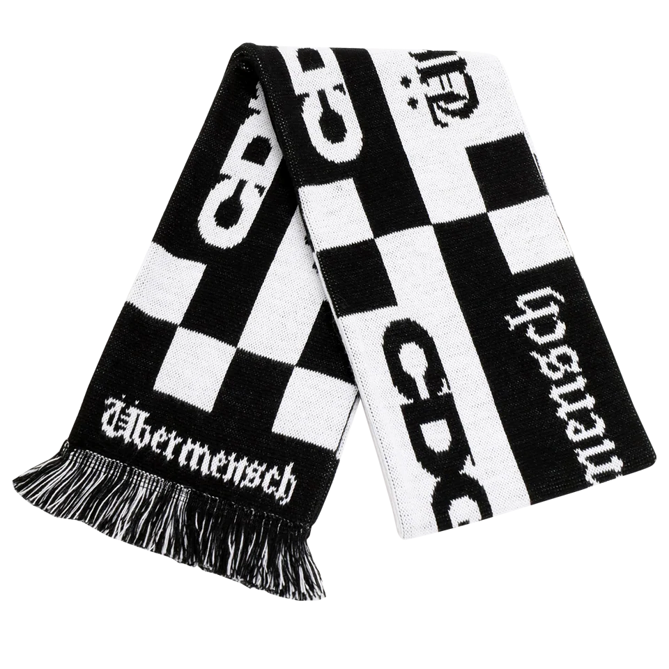 小物 CDG G-DRAGON Ubermensch CHECKERED STOLE CDG x G-DRAGON Übermensch CHECKERED STOLE BLACK / WHITE | CDG