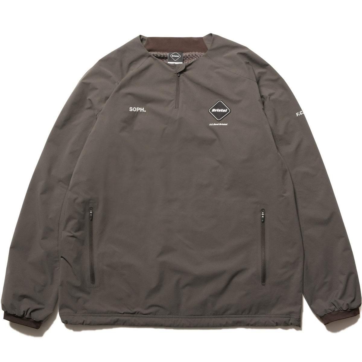 F.C.Real Bristol 25A/W THERMAL-LINING QUARTER-ZIP PISTE [ FCRB