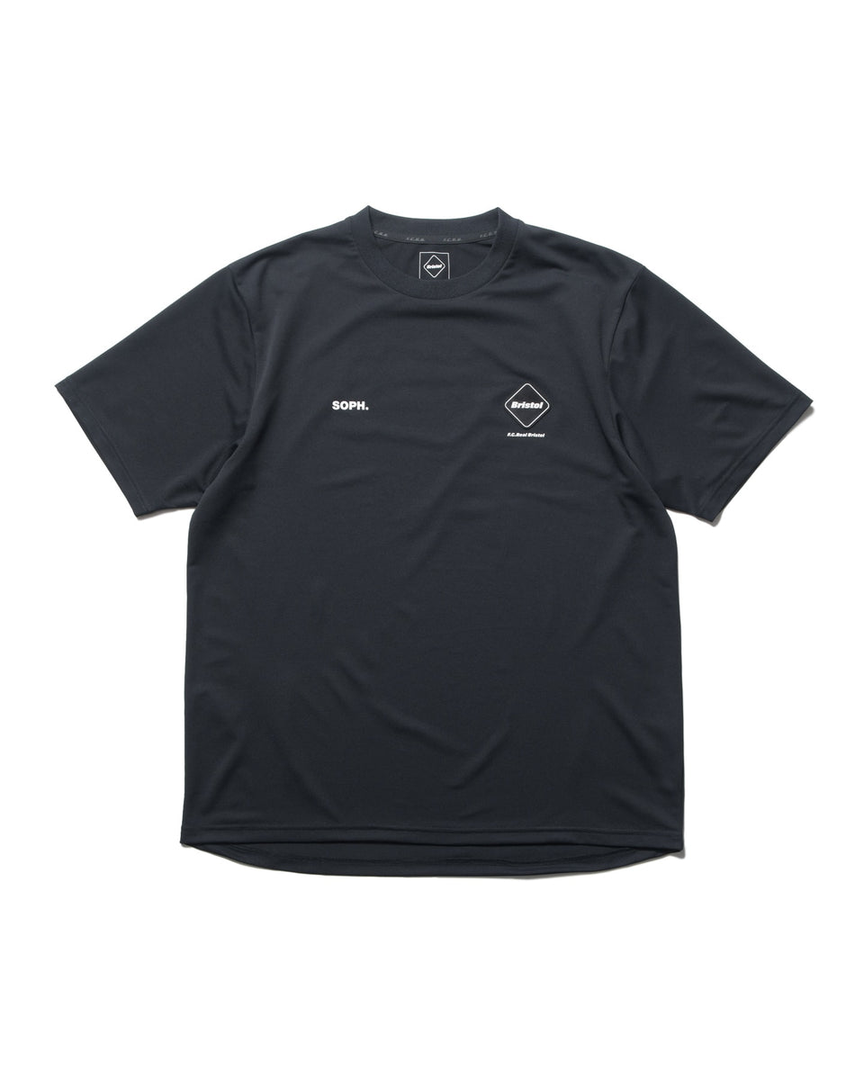 F.C.Real Bristol L/S TEAM EMBLEM TEE(S BLACK): F.C.Real