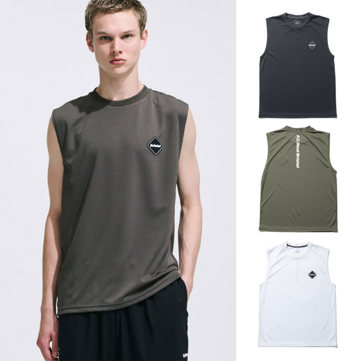 F.C.Real Bristol NO SLEEVE TRAINING TOP - トップス