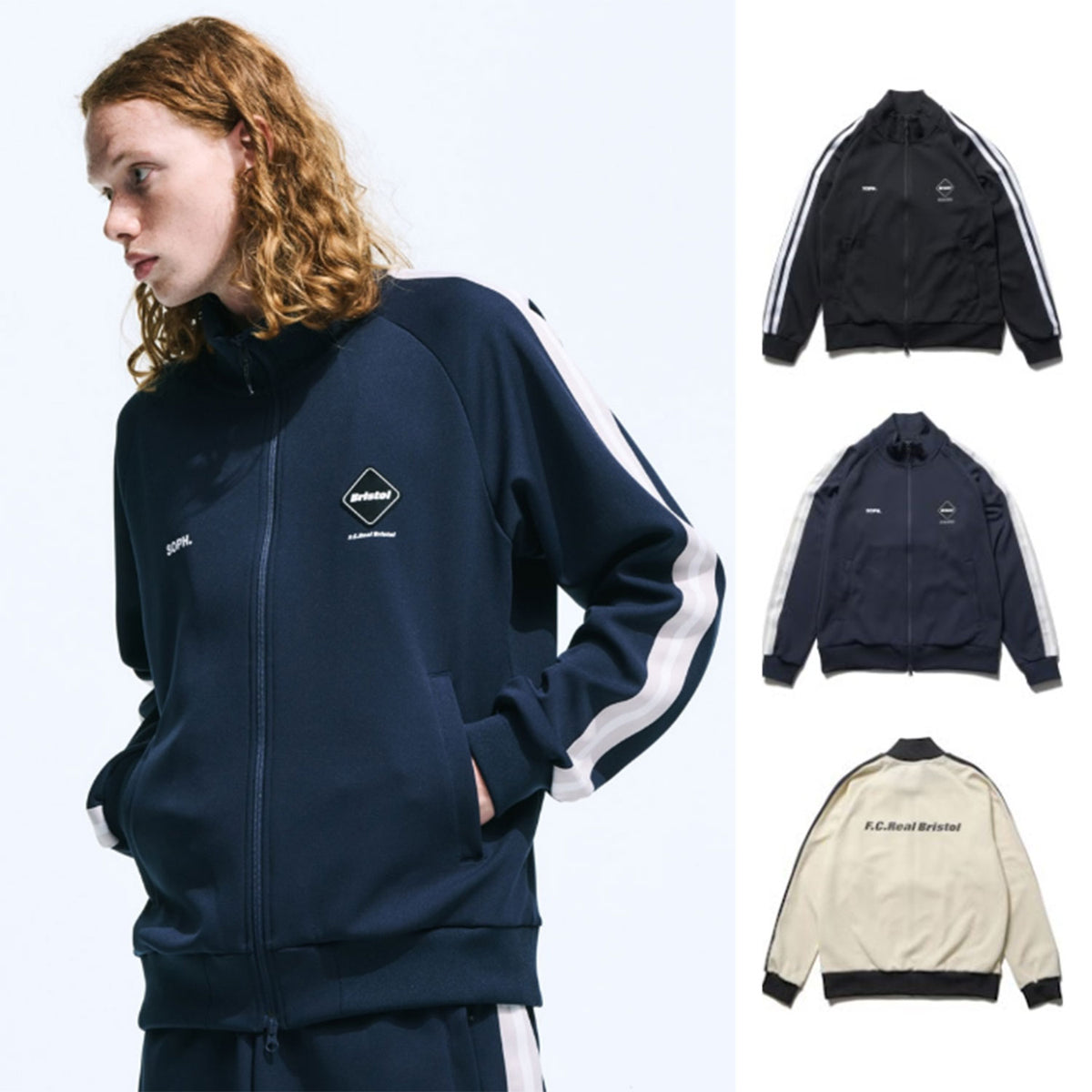 F.C.Real Bristol 25S/S TRAINING TRACK JACKET [ FCRB-250060