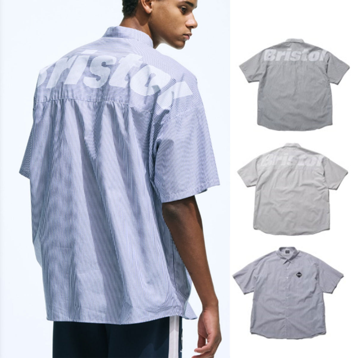 F.C.Real Bristol 25S/S BIG LOGO S/S BAGGY SHIRT [ FCRB-250087