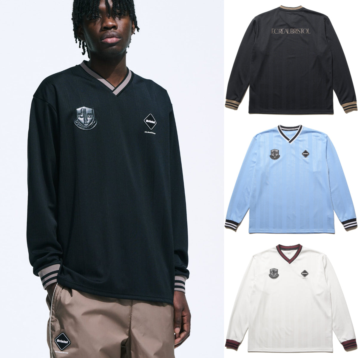F.C.Real Bristol 25A/W EXHIBITION L/S GAME SHIRT [ FCRB-252004