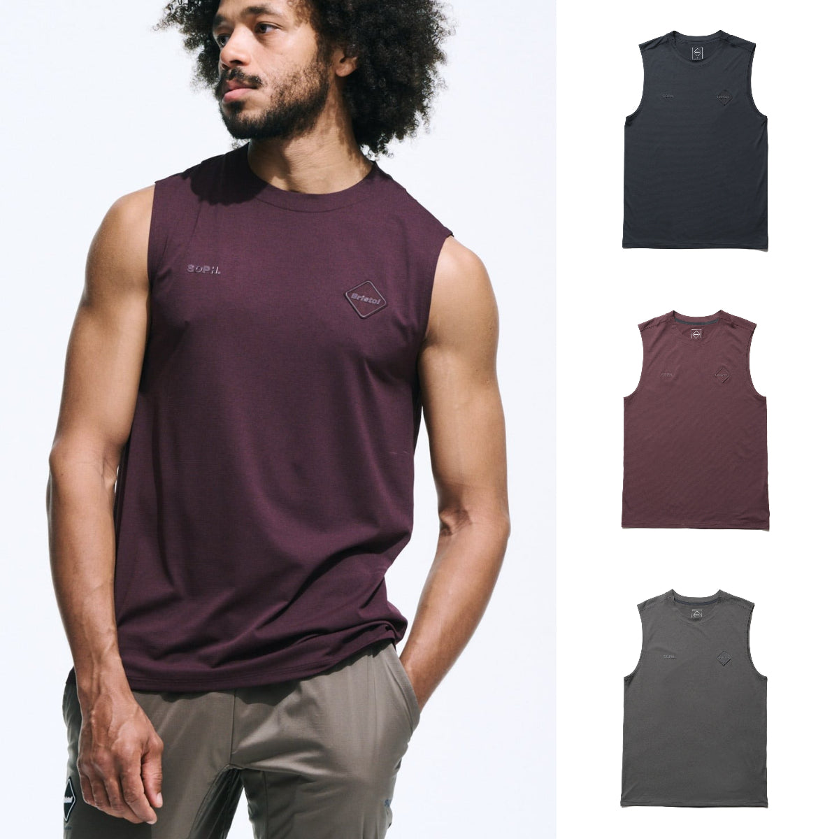 F.C.Real Bristol 25A/W S/L WORKOUT TOP [ FCRB-252064 ] – cotwohk