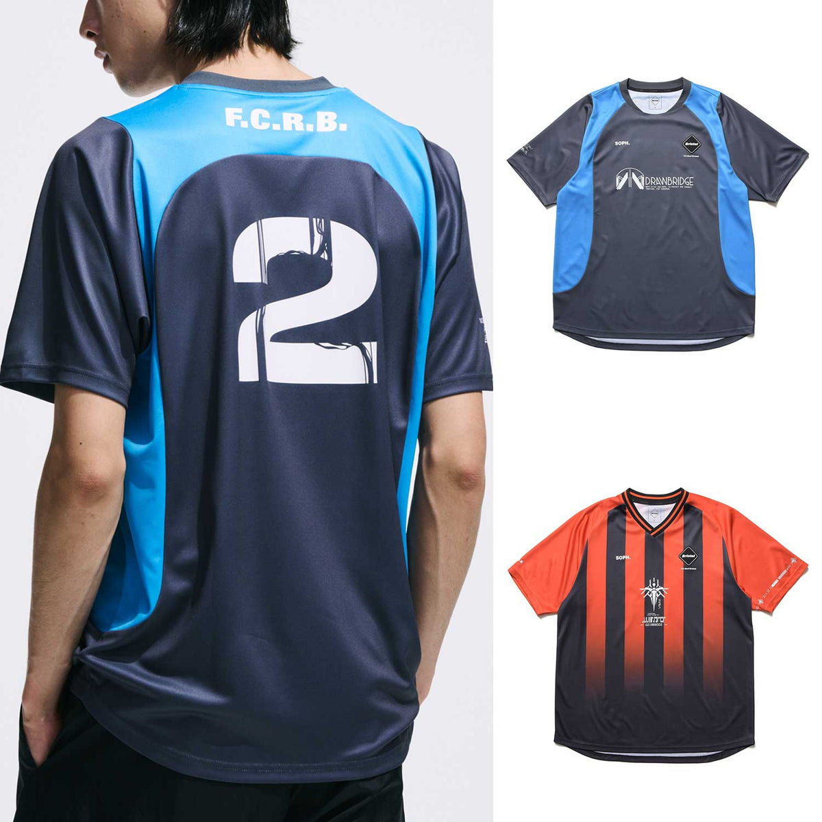 ウェア FCRB DEATH STRANDING 2: S/S GAME SHIRT S F.C.R.B.×DEATH STRANDING 2: S/S GAME SHIRT GHOST MECH