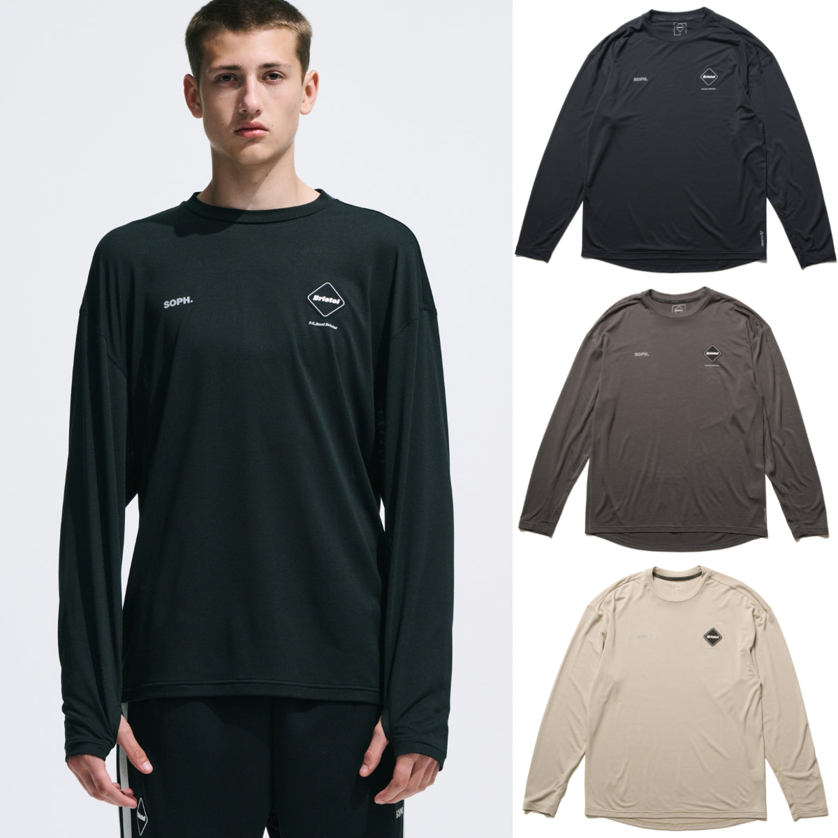 Pre-order ] F.C.Real Bristol 26S/S POLARTEC L/S WORKOUT TOP [ FCRB