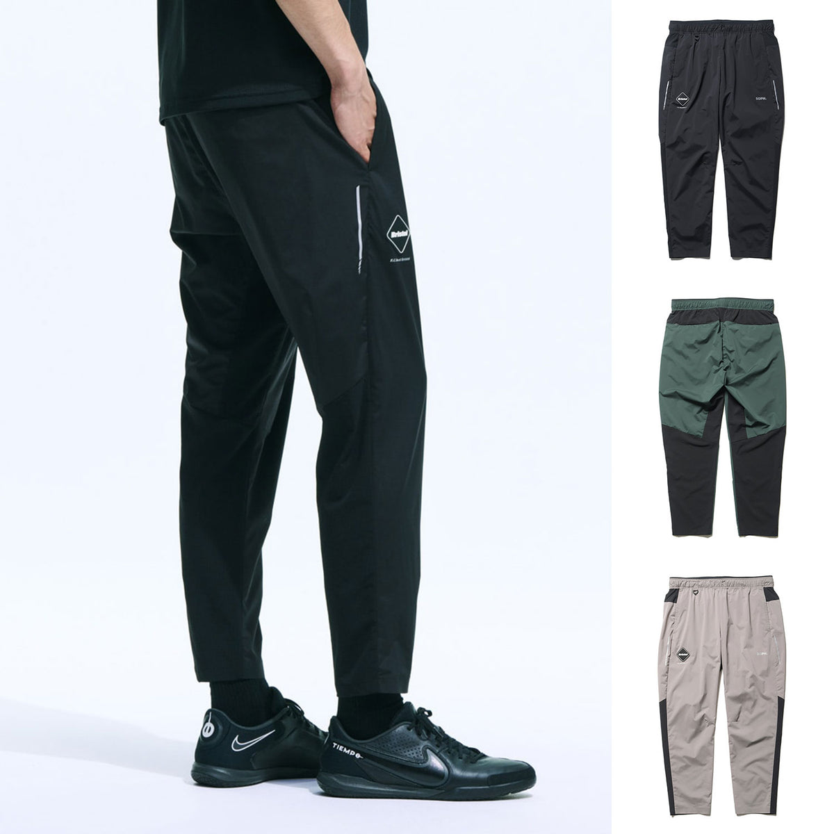靴 FCRB bristol25AW STRETCH TRACK PANTS F.C.Real Bristol 25S/S BREATHABLE TRAIL PANTS [ FCRB-250052