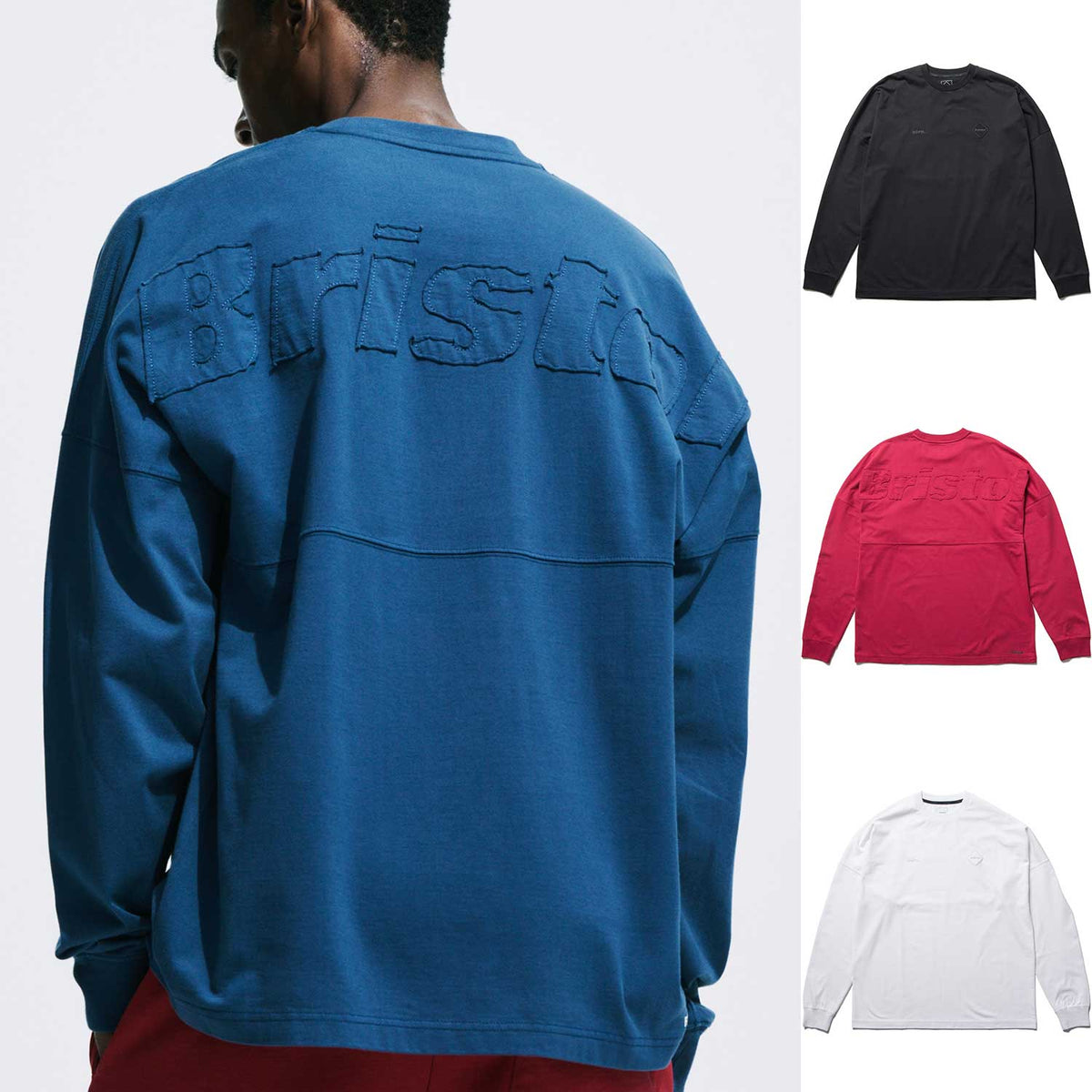 F.C.Real Bristol 26S/S CUT-OFF LOGO L/S TEE [ FCRB-260055 ] – cotwohk