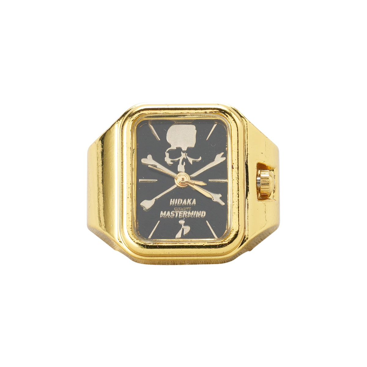 mastermind JAPAN x HIDAKA SKULL RING WATCH [ Gold ] – cotwohk