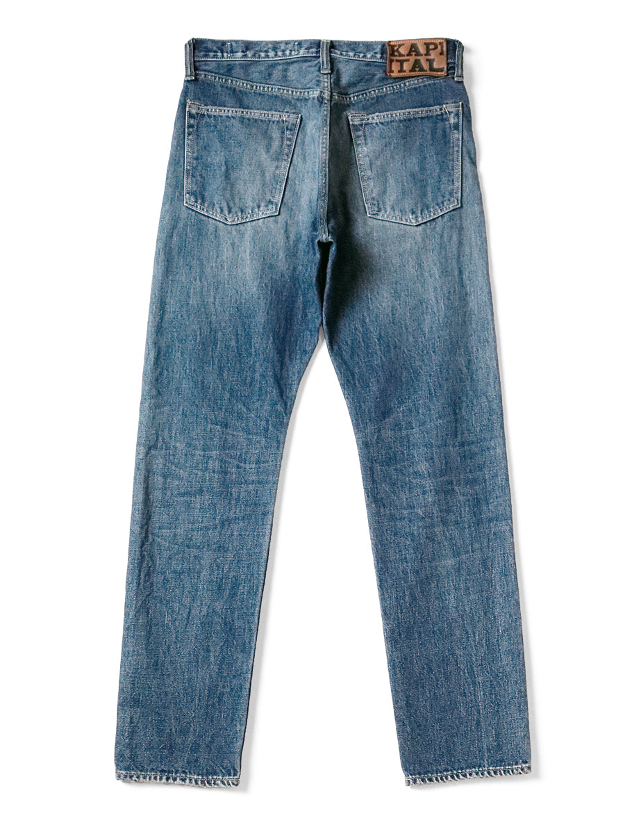 KAPITAL 13.5oz Zimbabwe Denim 5P Monkey CISCO ( Processed