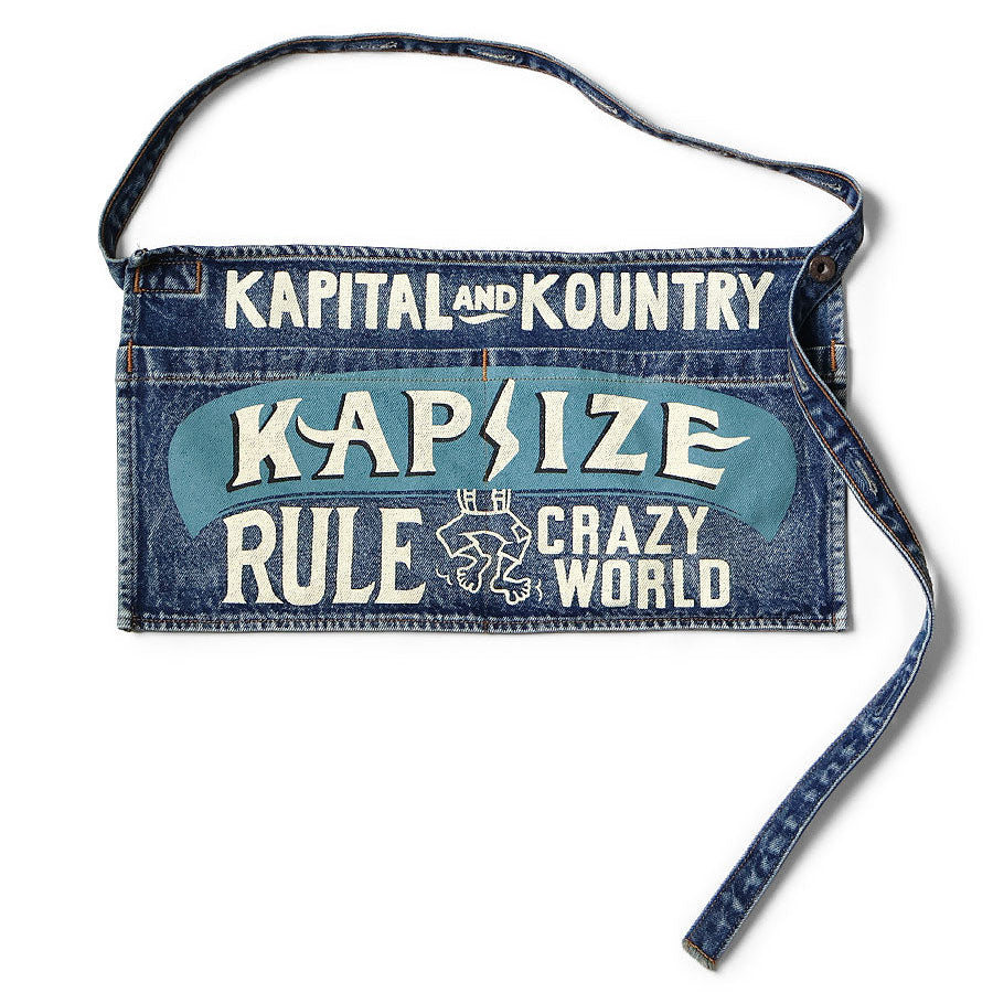 KAPITAL 13oz Denim Distressed Short Apron (KAPSIZE RULEpt