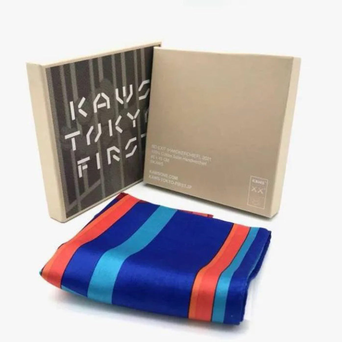 KAWS TOKYO FIRST Handkerchief [ NO EXIT ] – cotwohk