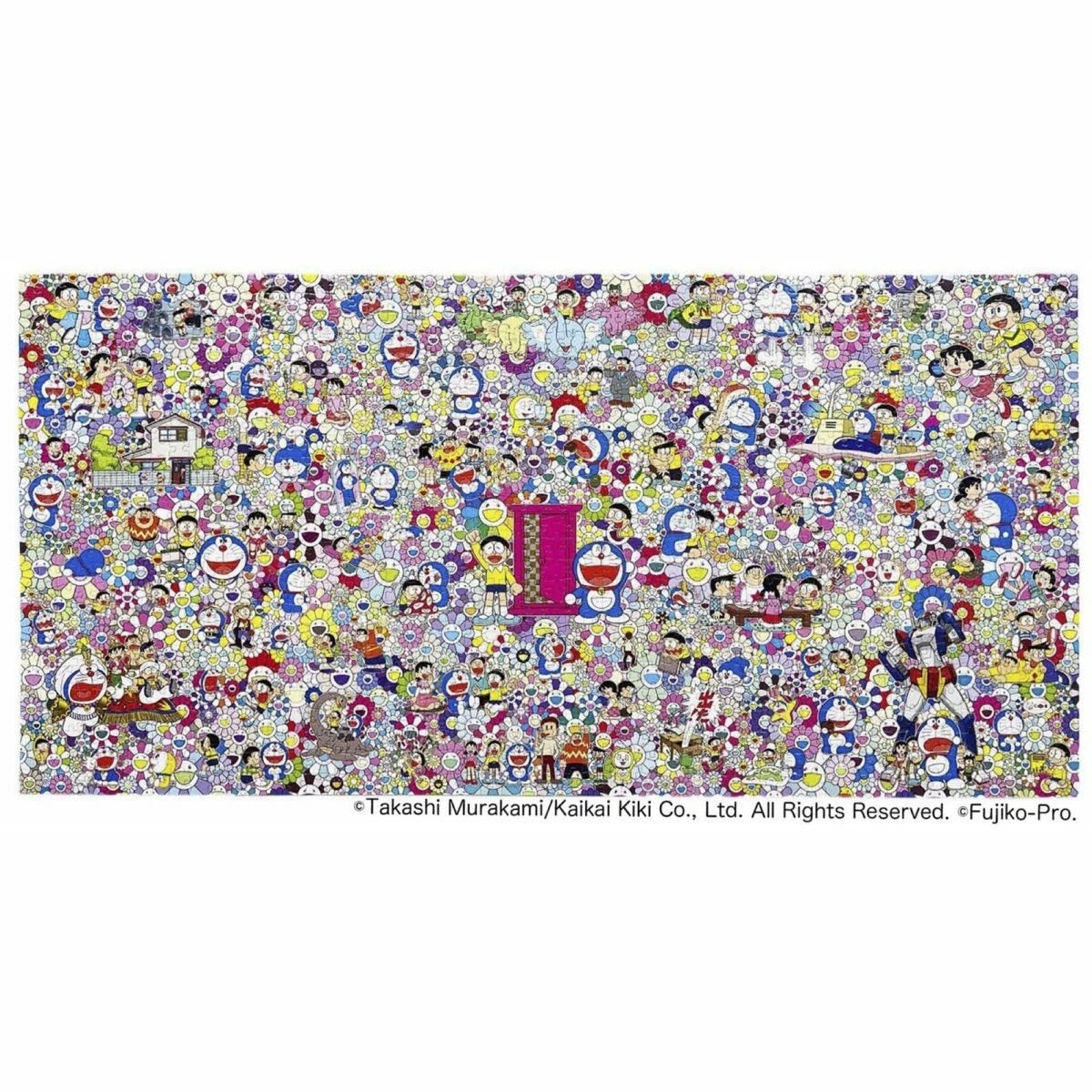 MURAKAMI TAKASHI x DORAEMON in My Memory Jigsaw Puzzle ( 1350