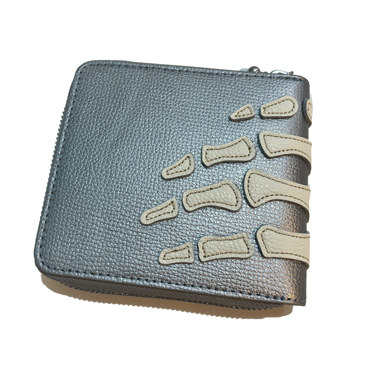 KAPITAL THUMBS UP BONE HAND ZIP WALLET [ K2503XG523