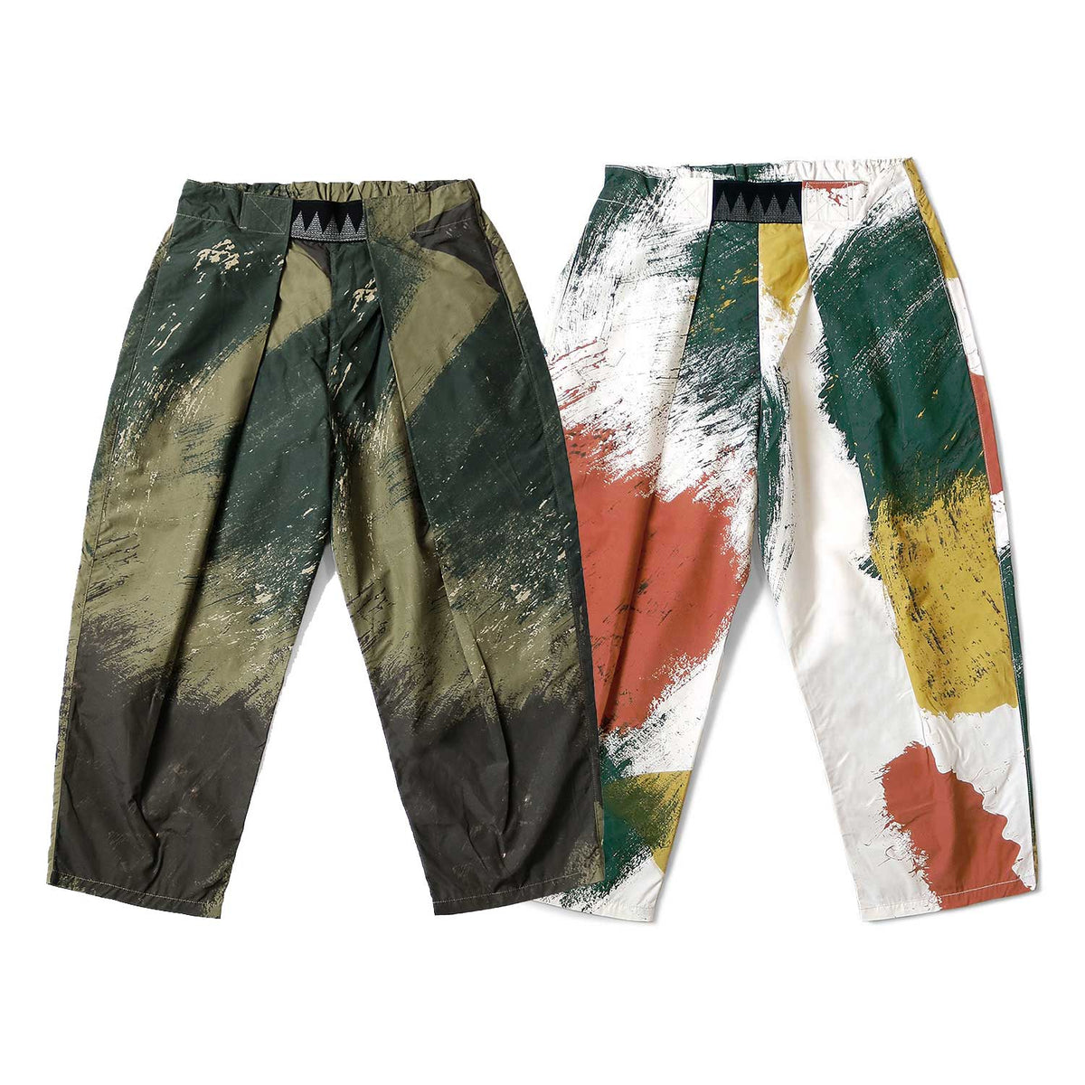 KAPITAL FAST-DRY Taffeta Brushed Camo Easy Beach GO Pants