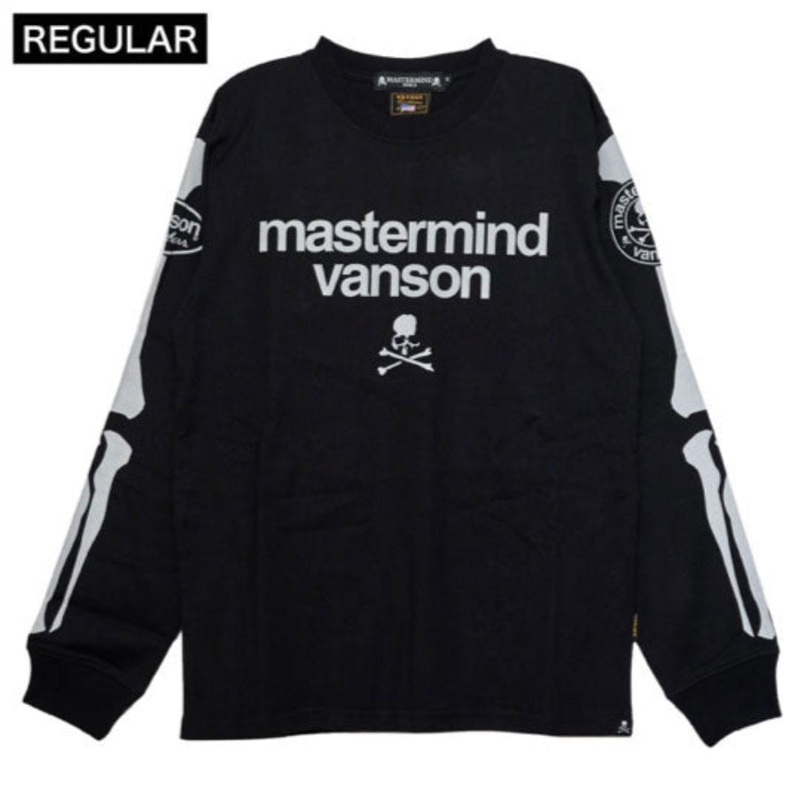 MASTERMIND WORLD x VANSON BONE L/S TEE ( REGULAR FIT ) [ MW24C13