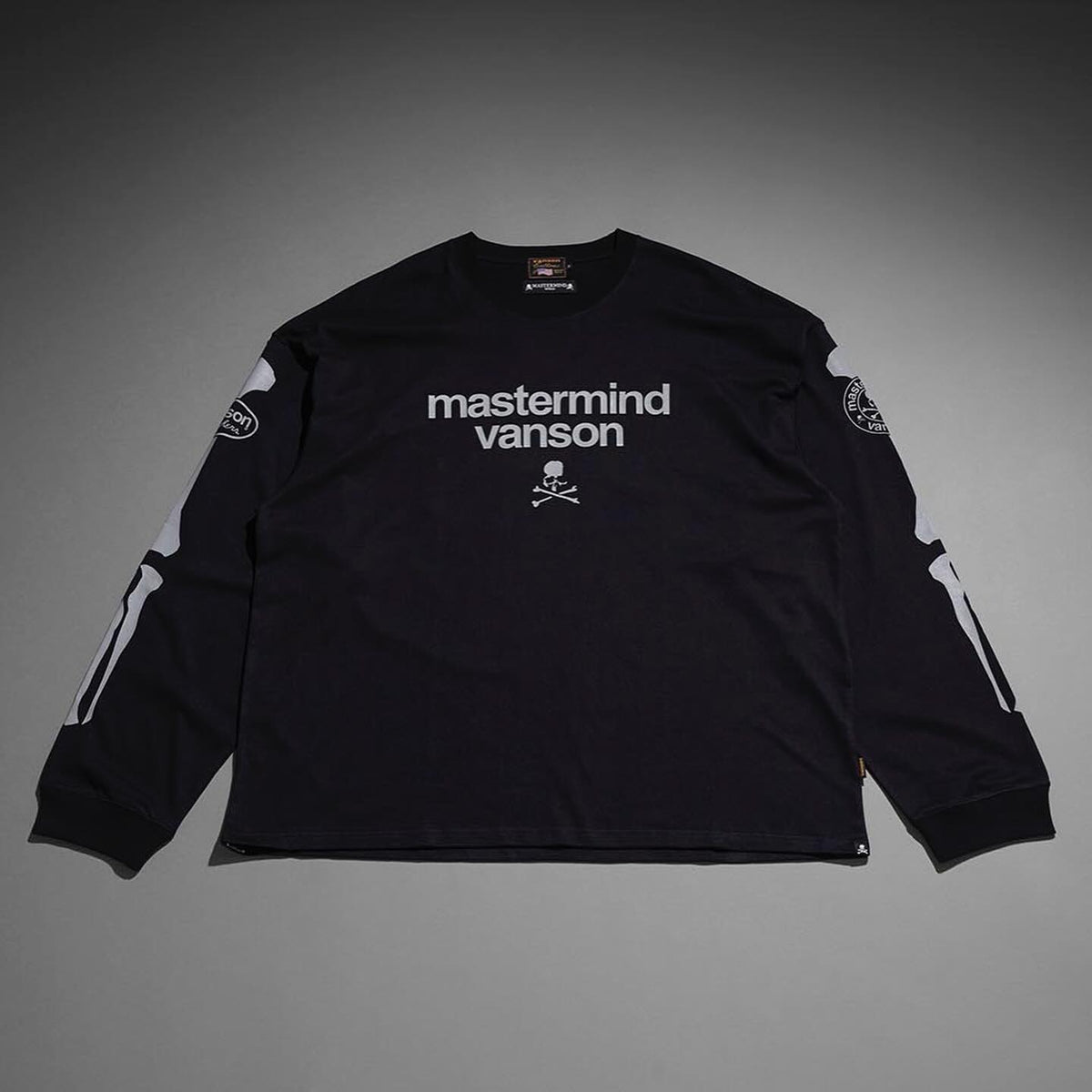 Restock ] MASTERMIND WORLD x VANSON BONE L/S TEE ( REGULAR FIT ) [ M –  cotwohk