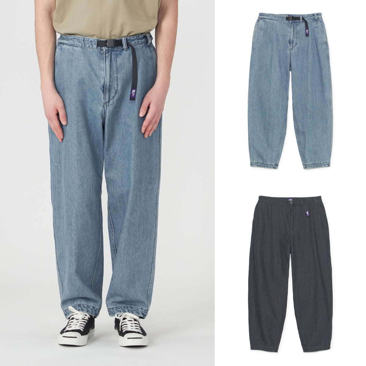 THE NORTH FACE PURPLE LABEL Denim Wide Tapered Field Pants