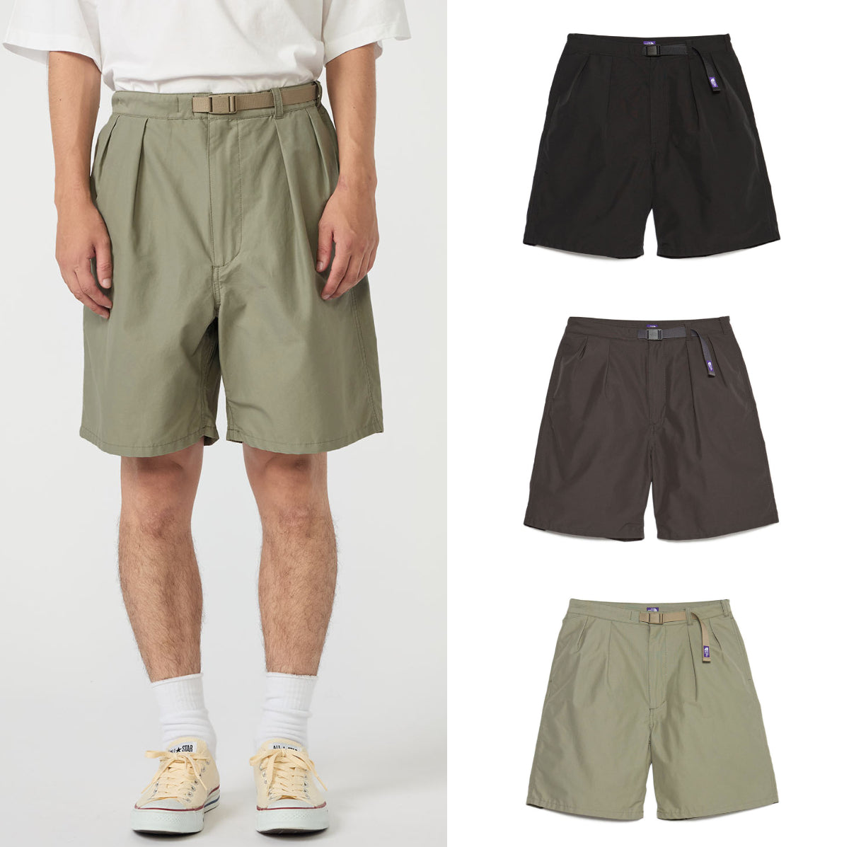 THE NORTH FACE PURPLE LABEL Double Peak Tuck Field Shorts