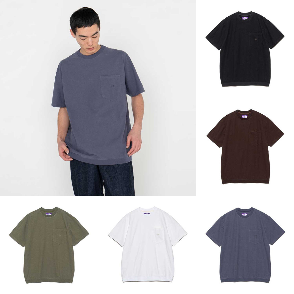 THE NORTH FACE PURPLE LABEL High Bulky Pocket Tee [ NT3368N