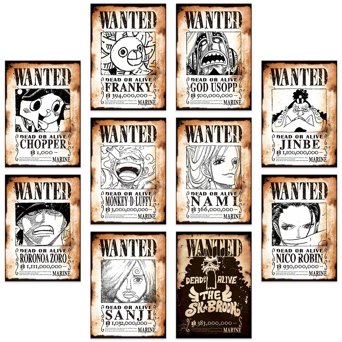 ONE PIECE BASE SHOP Wanted Poster – cotwohk
