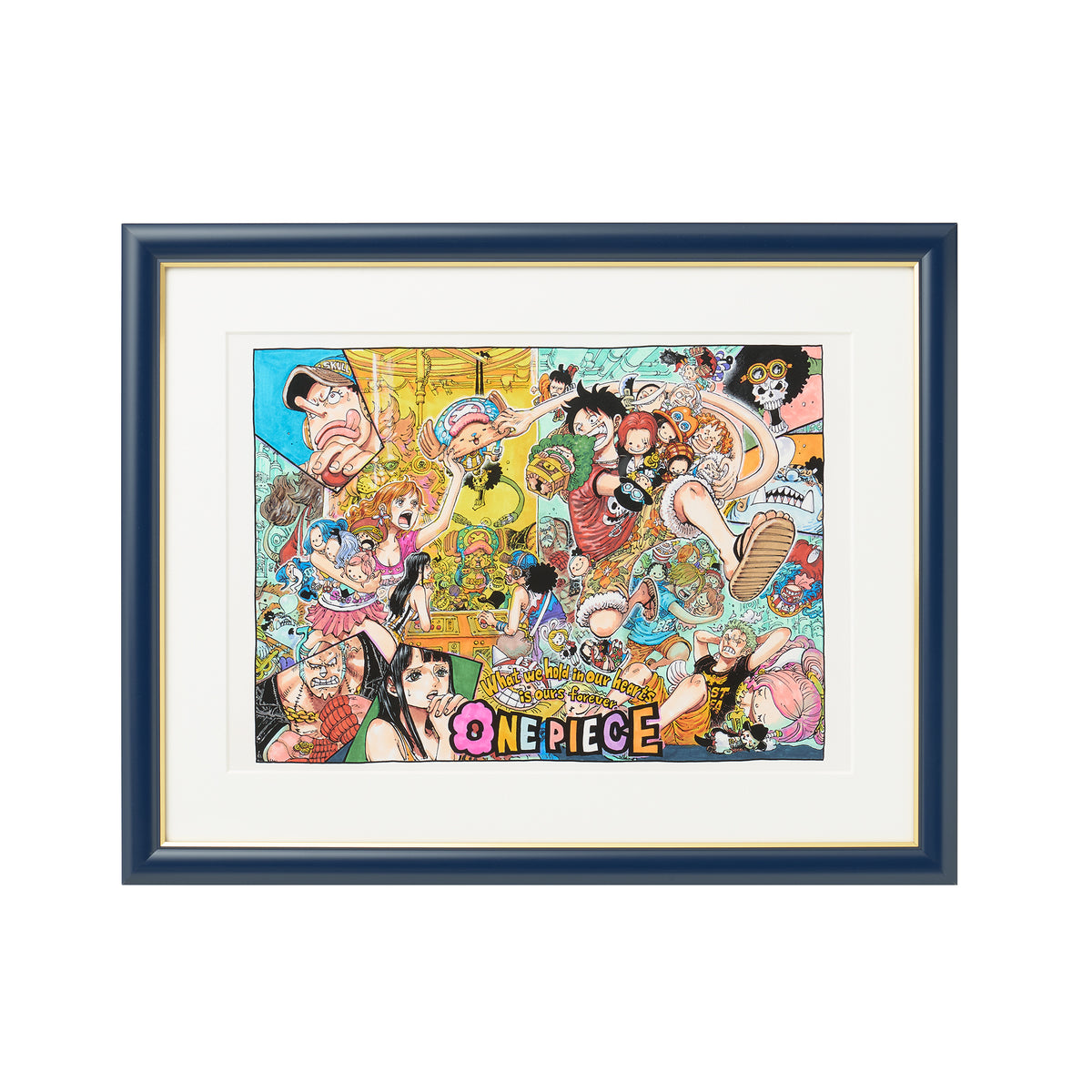 ONE PIECE BASE SHOP Framed High-Definition Reproduction Original