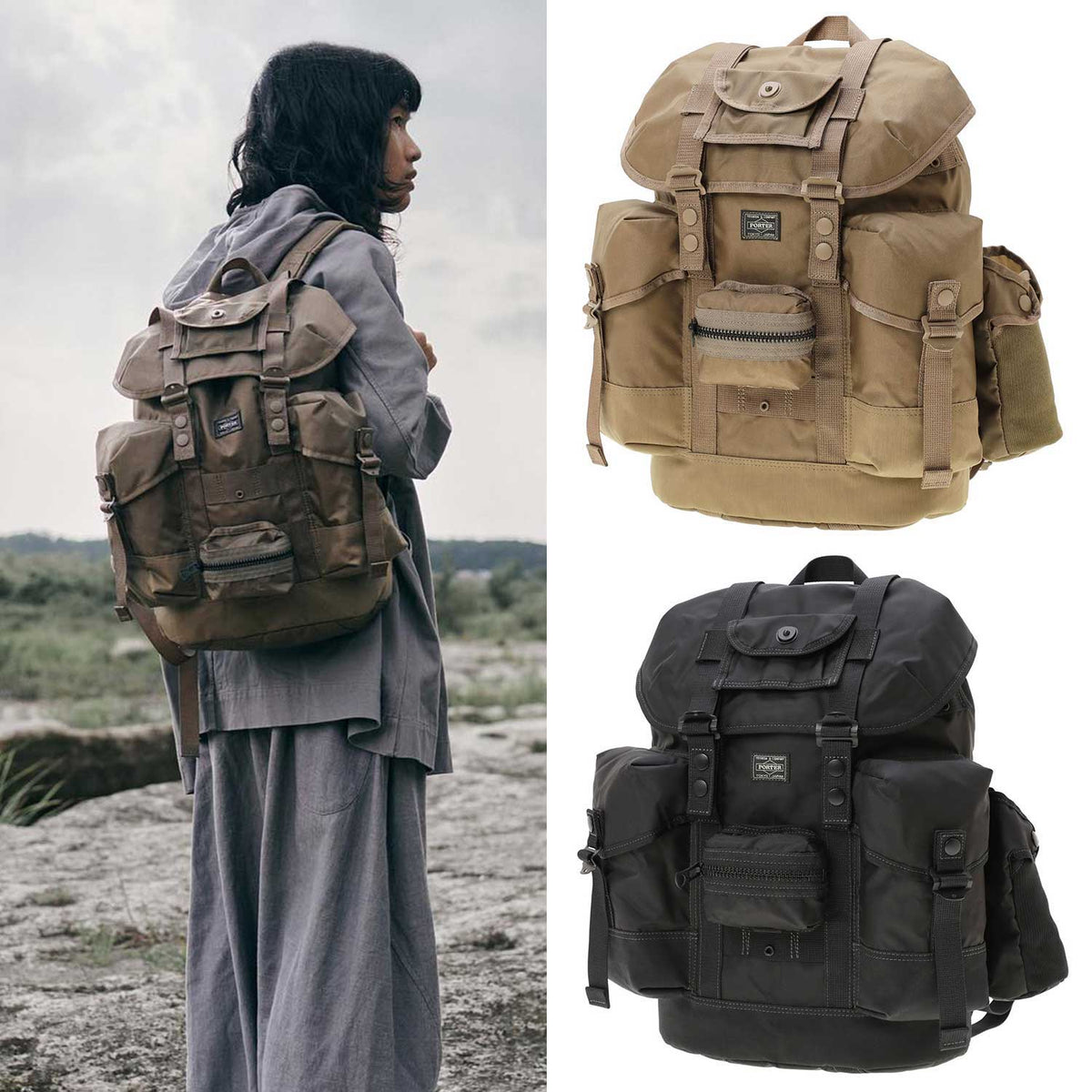 PORTER ALL ALICE PACK with POUCHES 502 05957 cotwohk