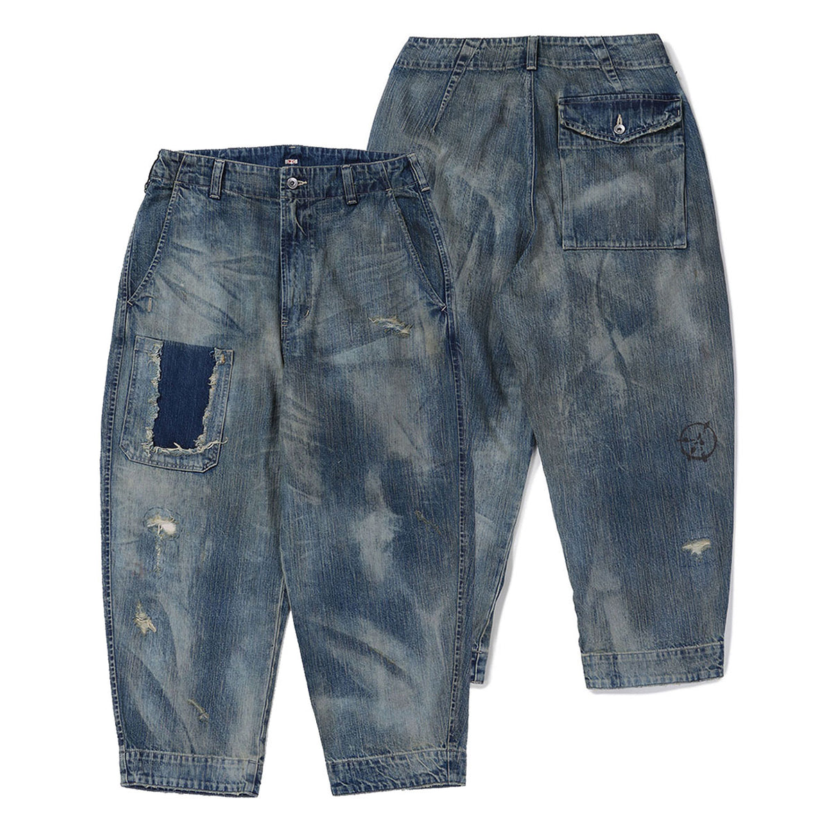PORTER CLASSIC 26S/S STEINBECK DENIM POCKET PANTS VINTAGE CUSTOM