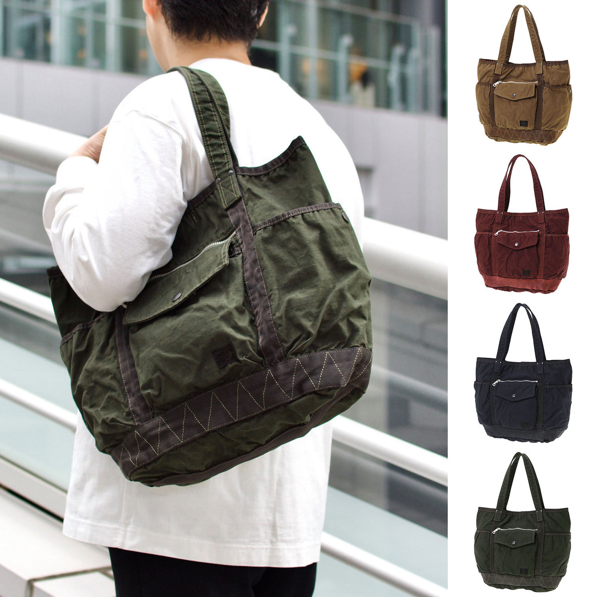 PORTER CRAG TOTE BAG [ 540-19643 ] – cotwohk