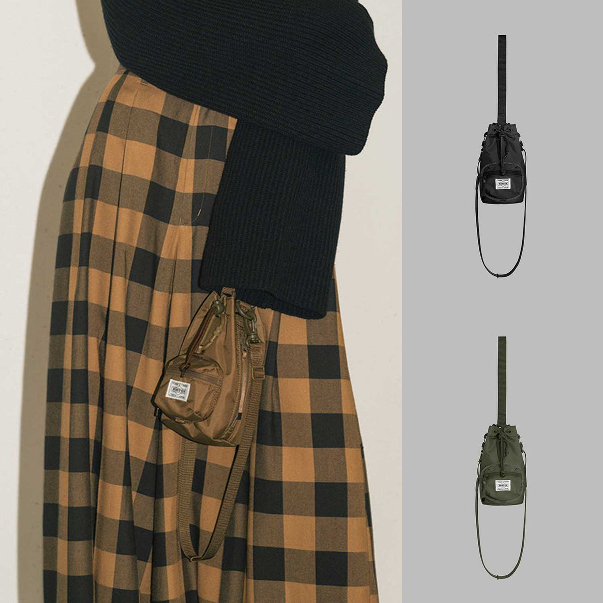 PORTER x HYKE BONSAC MINI & COIN CASE [ 386-19564 ] – cotwohk