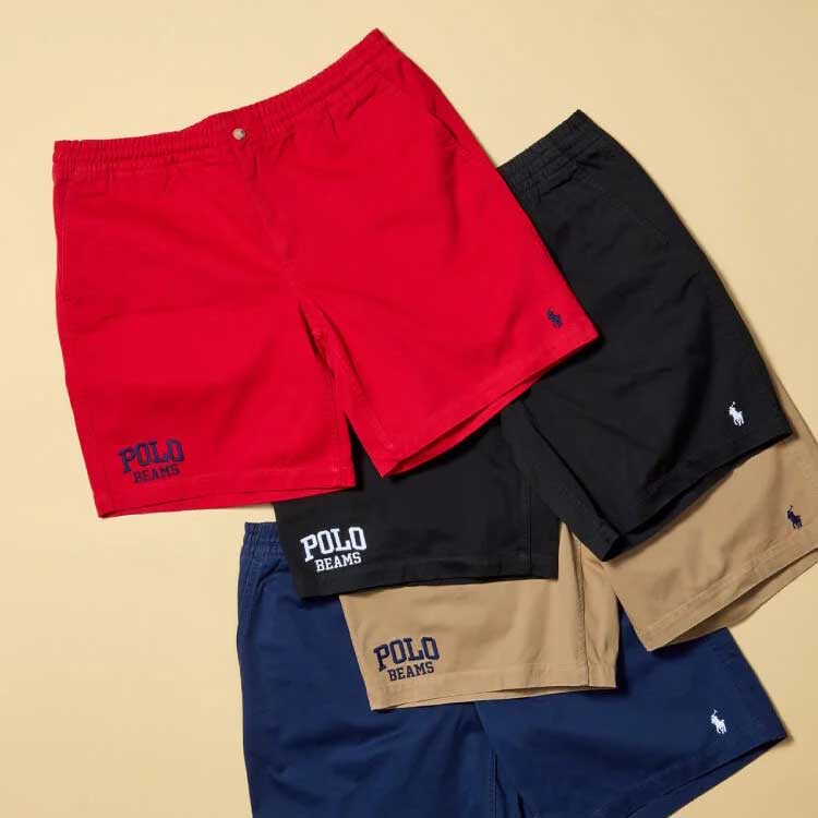 POLO RALPH LAUREN BEAMS別注2Pleats Short BEAMS x POLO RALPH LAUREN PREPSTER SHORT – cotwohk