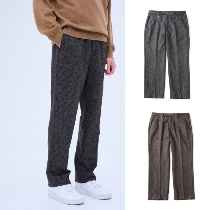 SOPHNET. 23A/W MELANGE TWEED GUNCLUB CHECK STANDARD PANTS [ SOPH-232007 ]