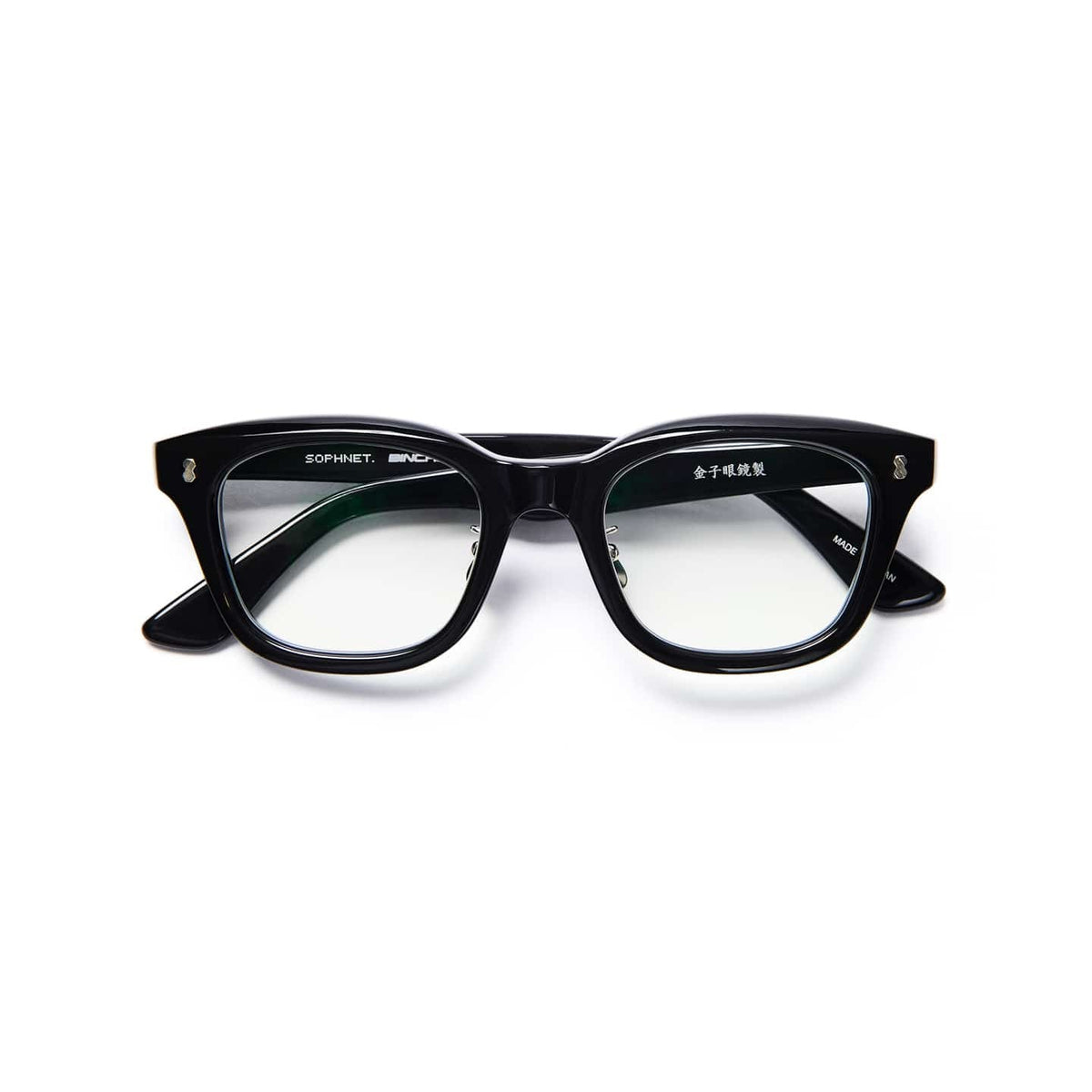 SOPHNET. BINCHOTAN GLASSES 黒 SOPHNET. 26S/S BINCHOTAN SQUARE GLASSES [ SPNT-260075 ] – cotwohk