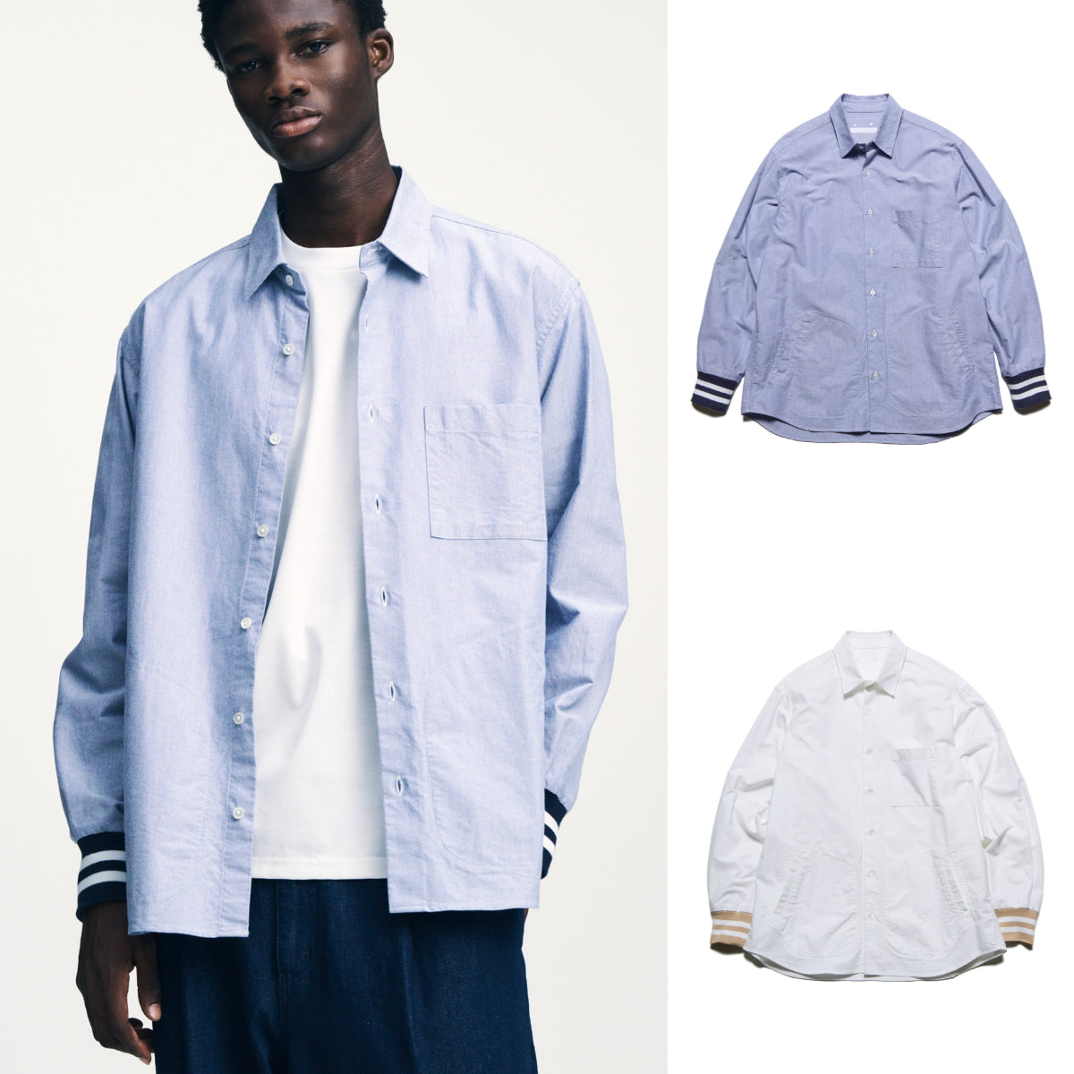 SOPHNET. 26S/S RIBBED REGULAR COLLAR SHIRT [ SPNT-260003 ] – cotwohk