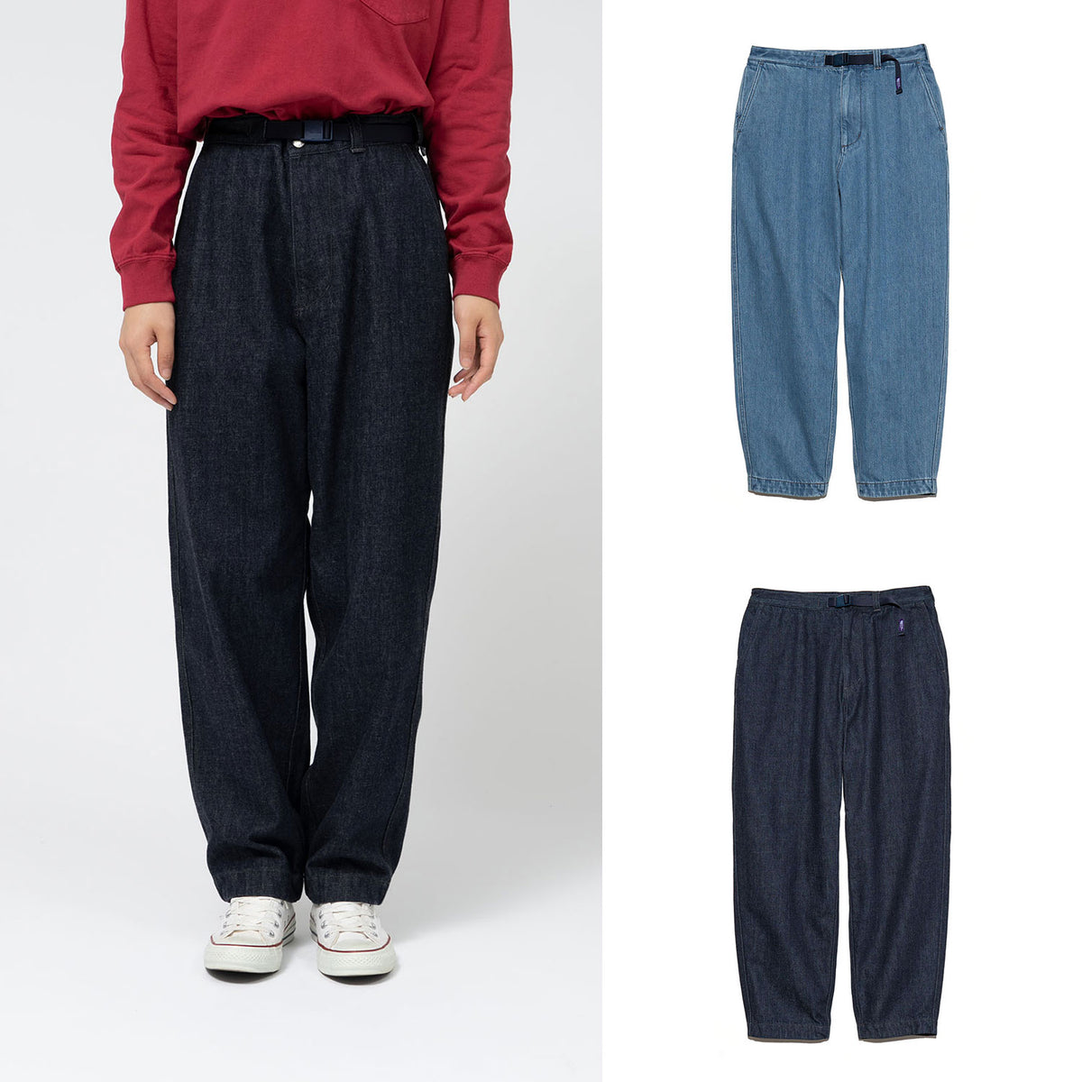 THE NORTH FACE PURPLE LABEL Denim Wide Tapered Field Pants